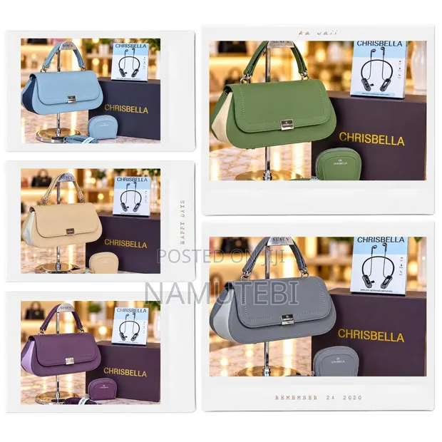 Chris Bella 2pc Handbags Boxed with Earpieces - 1