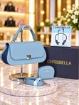 Chris Bella 2pc Handbags Boxed with Earpieces - 2