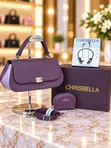 Chris Bella 2pc Handbags Boxed with Earpieces - 5