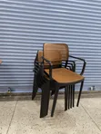 Brand New Plastic Office Chair with Arms - 1