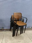 Brand New Plastic Office Chair with Arms - 2