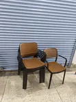 Brand New Plastic Office Chair with Arms - 3