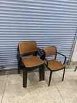 Brand New Plastic Office Chair with Arms - 4