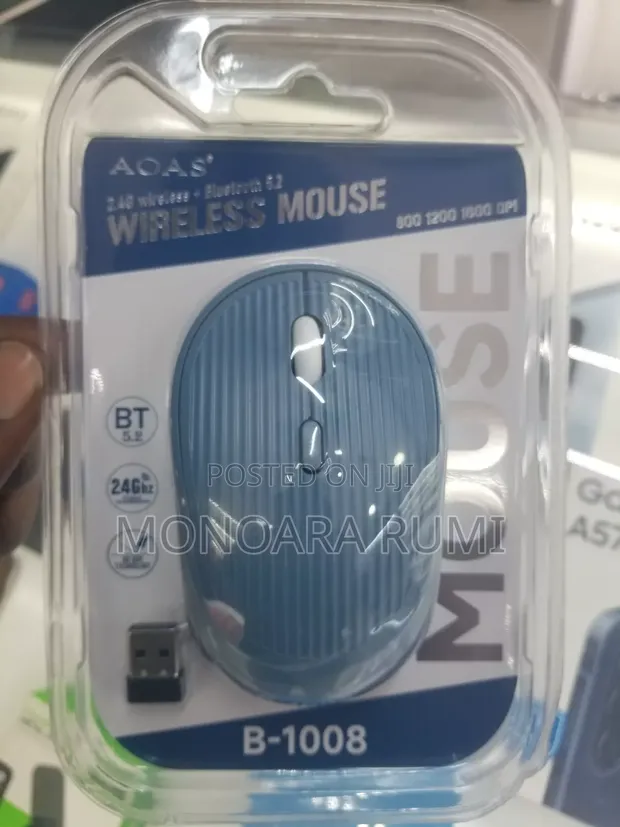 Brand New AOC Wireless Mouse (Bluetooth & 2.4GHz) - 1