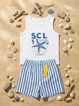 Baby Boy Coconut Tree Outfit Set (2-3Y) - 2