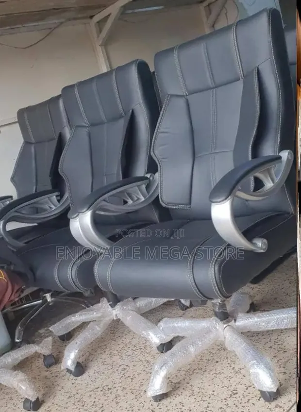 Brand New Ergonomic High Back Leather Office Chair - 1
