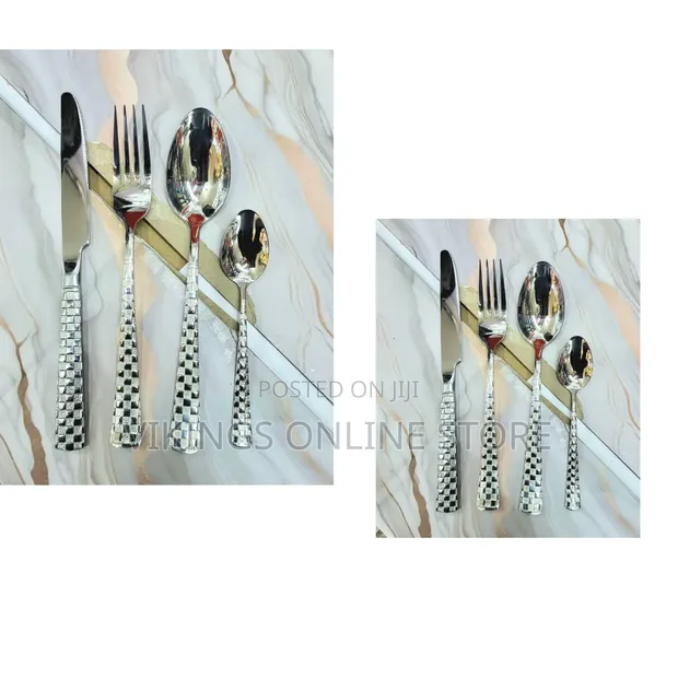 24-Piece Stainless Steel Flatware Set - 1
