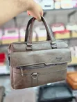 Jeep Buluo 15-inch Men's Leather Messenger Bag & Business Briefcase - 1