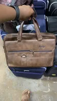 Jeep Buluo 15-inch Men's Leather Messenger Bag & Business Briefcase - 3