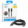 Anker Zolo 3.3ft USB-C to USB-C Cable, 240W Fast Charging - Black - 3