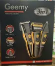 Geemy GM-595 3-in-1 Rechargeable Shaver & Trimmer Kit - 1