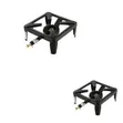 Single-Burner Cast Iron & Steel Portable Gas Boiling Ring - 1
