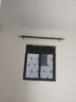 Black Twisted Metal Curtain Rods - 1