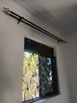 Black Twisted Metal Curtain Rods - 5