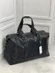 Aldo Leather Duffle Travel Bag - Black - 2