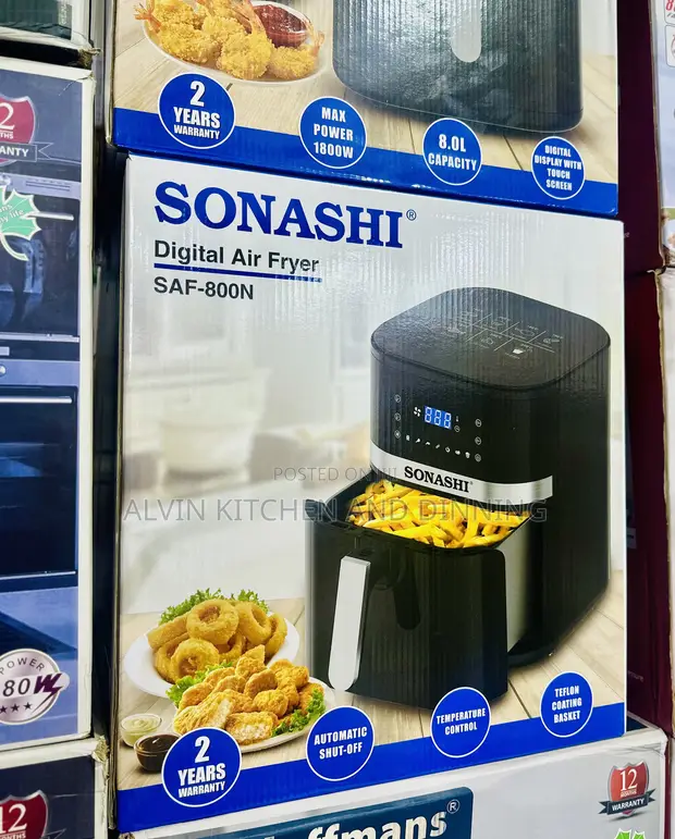 Sonashi Digital Air Fryer 8L - 1