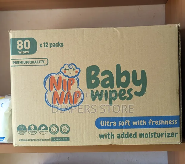 NipNap Wipes (Box) - 12 Packs - 1