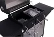Cabinet-Style Charcoal Grill, Black - 2