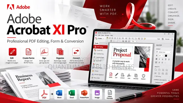 Adobe Acrobat XI Pro - PDF Editing Software - 1