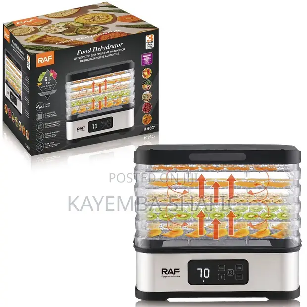 Brand New RAF 6L Digital Food Dehydrator R.6807 - 1