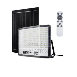 400W Solar Flood Light with Remote & Motion Sensor