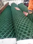 Coated Chain Link Fence - 10x7ft (18m), 50x50mm Mesh - 1
