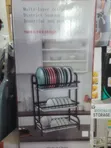 3-Tier Black Metal Kitchen Dish Drying Rack - 2