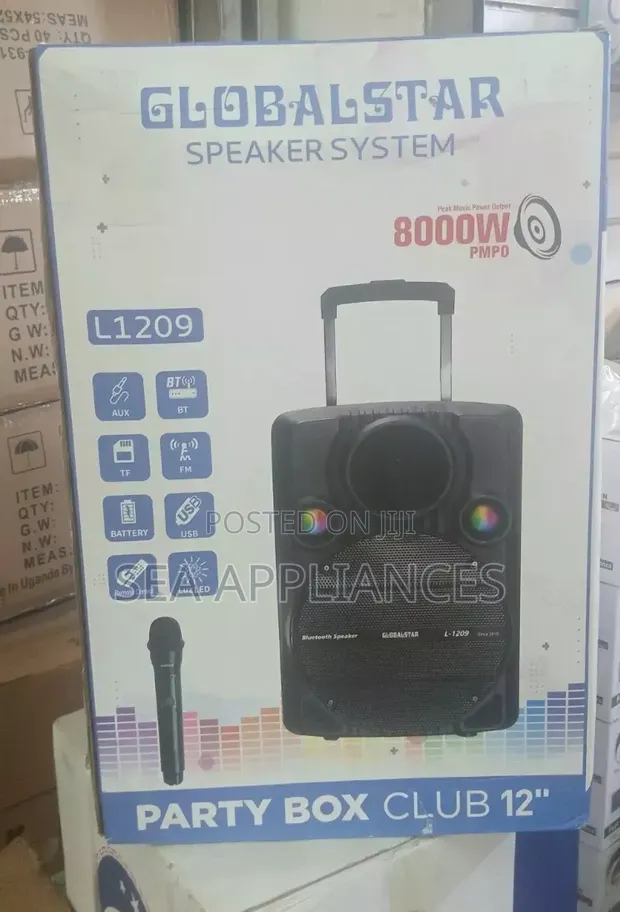 Global Star Party Box 12" Rechargeable Speaker - 1