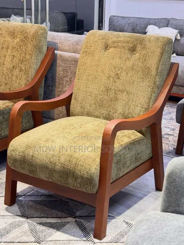 Single Wooden Seater Chair - 1