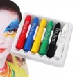 Afk Cosmetics Water-Soluble Face and Body Painting Crayon Set (6 Colors) - 1