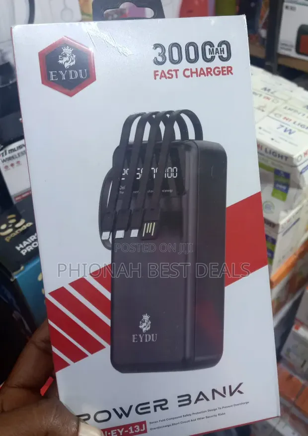 Eydu Fast Charger Power Bank 30000mAh - 1