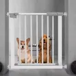 Pressure Fit Safety Gate - White Metal - 1
