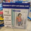 Pressure Fit Safety Gate - White Metal - 2