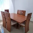 Hardwood Modern Dining Set - 6 Seater - 2