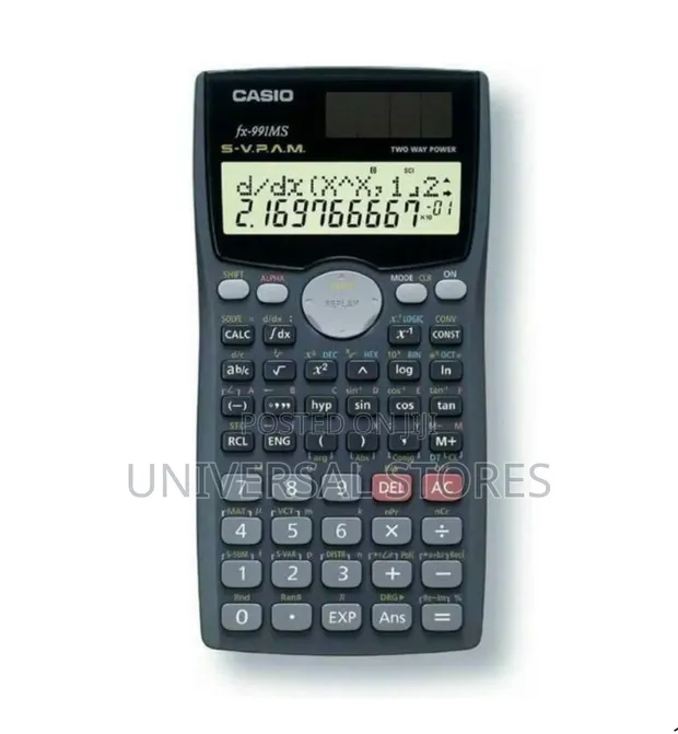 Casio Fx-991MS Scientific Calculator (Battery/Solar) - 1