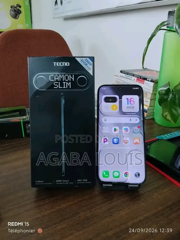 New Tecno Camon Slim 256GB Black - 1