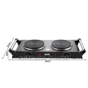 RAF Portable Double Burner Electric Stove 2000W