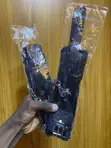 Fluffy Faux-Leather Wrist Cuffs - 4