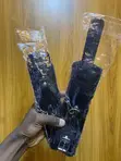 Fluffy Faux-Leather Wrist Cuffs - 5