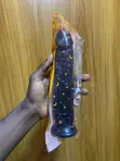 Black Silicone Dildo with Suction Cup Base - 4