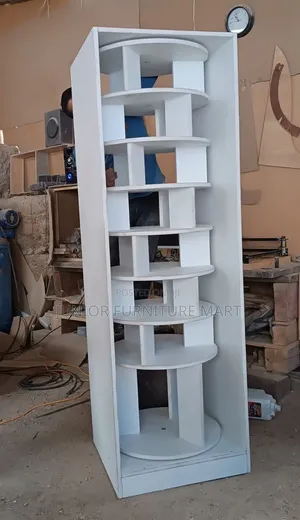 Brand New 7-Tier Rotating Shoe Rack - White