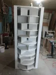 Brand New 7-Tier Rotating Shoe Rack - White - 2
