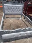 4x6 Flower Gray Bed Frame - 1