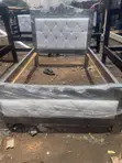 4x6 Flower Gray Bed Frame - 3