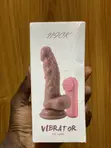 Realistic Silicone Dildo Vibrator with Remote - 5