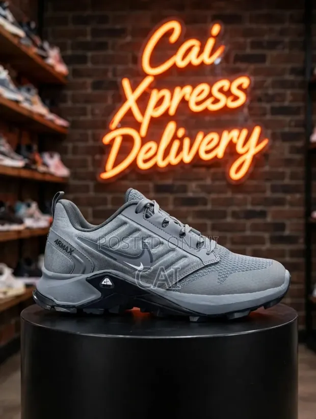 Nike Fast X Grey Trail Running Sneakers - 1
