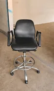 Leather Adjustable Counter Chair - 1
