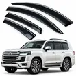 Window Visors for Toyota Land Cruiser - Black Rain Guards - 1