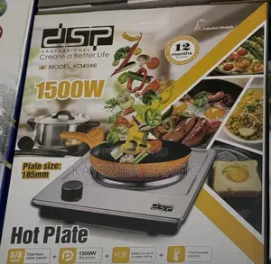 DSP KD4046 Single Burner Electric Hot Plate - 1500W