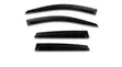 Toyota Hilux Window Visors - 4 Piece Black Set - 2